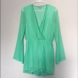Charlotte Russe | Aqua Romper